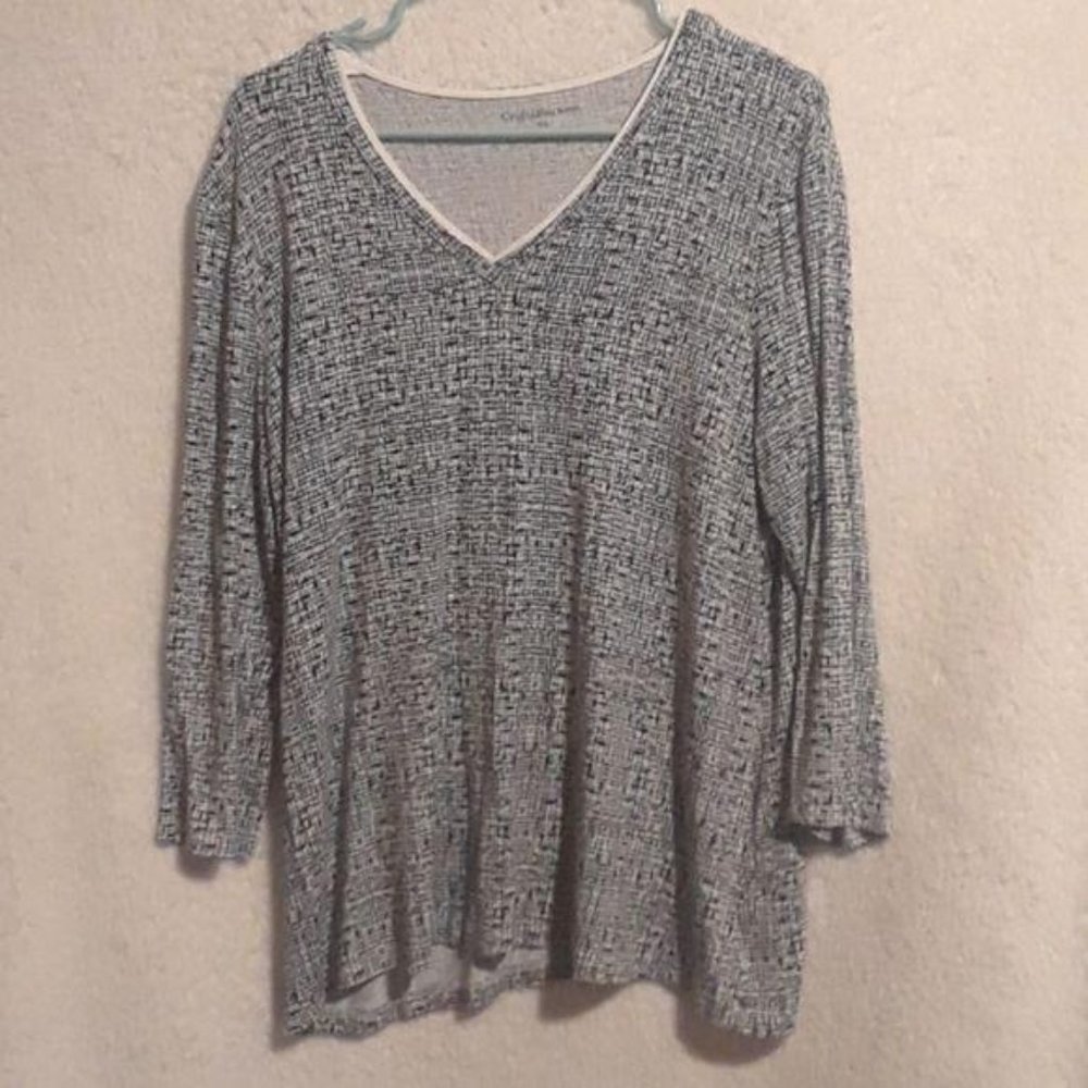 Croft and Barrow Long Sleeve top Size XL